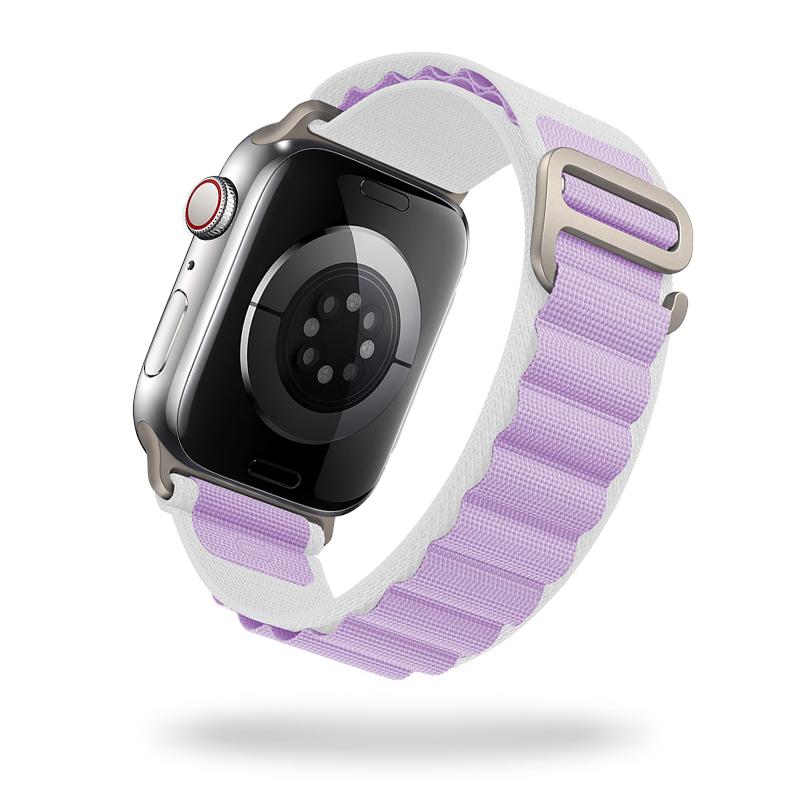 Ремешок Alpine Loop для Apple Watch ultra 45 мм, 41 мм, 44 мм, 40 мм, 49 мм, 42 мм, 38 мм, металлический браслет iWatch Ultra SE 8, 7, 6, 5, 4, нейлоновый ремешок