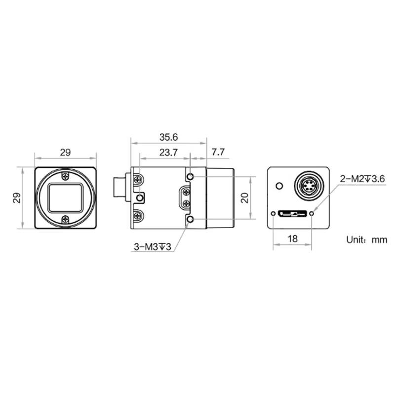 HIKROBOT MV-CU050-90UM 5MP USB3.0 Monochrome Area Scan Camera