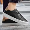 Модные мужские кроссовки из натуральной кожи с низким верхом, мягкие, со шнуровкой, для скейтбординга, мужские, новый дизайн, универсальные кроссовки, высококачественная мужская обувь для ходьбы