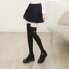 Студенческие длинные чулки, Женские длинные чулки, Универсальный стиль колледжа, Чулки выше колена, Весна и осень, Четыре сезона, Чулки до колена,
