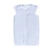 De Fleece Sleeper Long Vest Baby Newborn Cold Protection Nap Preventing Cold Sleeping Bag Made In Japan [Creme Coco] 2-Way 50-80cm (Blue)