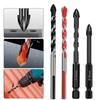 Cross Hexagonal Ceramic Tile Drill Bit Set, Hard Alloy, Glass, Ceramic, Concrete, Hole Opener, Brick Tool Kit