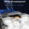 Powerful USB Rechargeable  5LED Headset Flashlight Outdoor Portable Fishing CampingHeadlights Hunting Torch HikingFront Lanterns