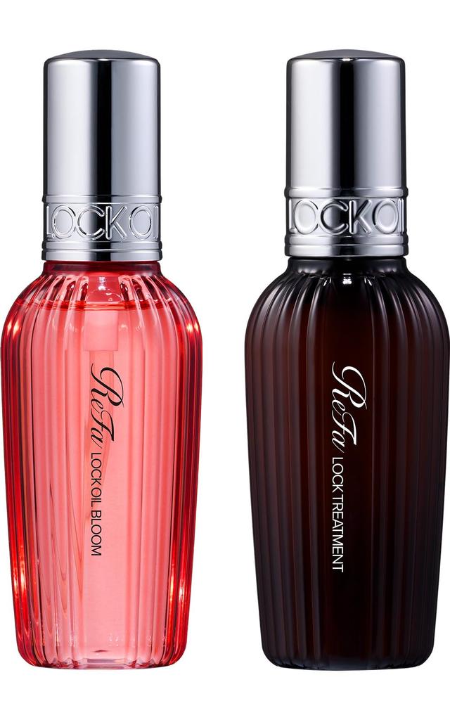 [Official Store Exclusive] ReFa LOCK OIL BLOOM + LOCK TREATMENT SET Shiny Hair Hair Care Hair Milk Styling Oil