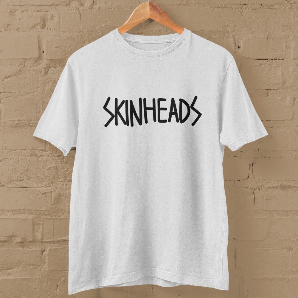 Unisex shirt Cotton Oversize Large Size SKINHEADS T-SHIRT (Skinhead reggae ska 60s trojan punk 70s 60s UK Jamaica)
