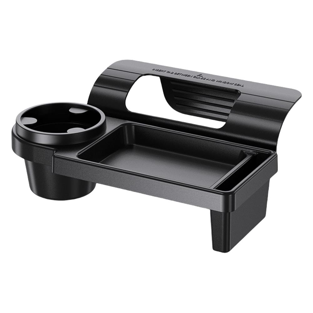 Multifunctional Car Organizer Box With Cup Holder Drink Stand Side Door Window Phone Slot Hanging Storage Rack Auto Accessories