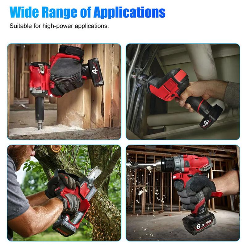 5 шт. пластиковый корпус аккумулятора, верхняя крышка корпуса для беспроводных электроинструментов Milwaukee M12