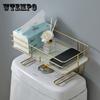 Держатель для хранения бачка для унитаза, органайзер для хранения в холодильнике, полка для ванной комнаты, подставка для шампуня, не требующая сверления, предмет домашнего обихода