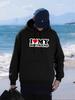 I Love My Boyfriend Printed Men Hoodies Fleece Autumn Hoody Casual Oversized Sportswear Male Pocket Comfortable Pullovers
