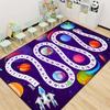 Snakes and Ladders Game Pattern Carpet Non-slip Home Living Room Sofa Area Rug Children's Early Education Institutions Floor Mat