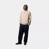 Carhartt WIP Американская Script FW24 Толстовка на молнии унисекс Арахисовая I027014-2LP-XX
