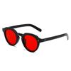  Oval Sunglasses Women Fashion Clear Black Orange Shades Retro Rivets Men Punk Trending Sun Glasses UV400