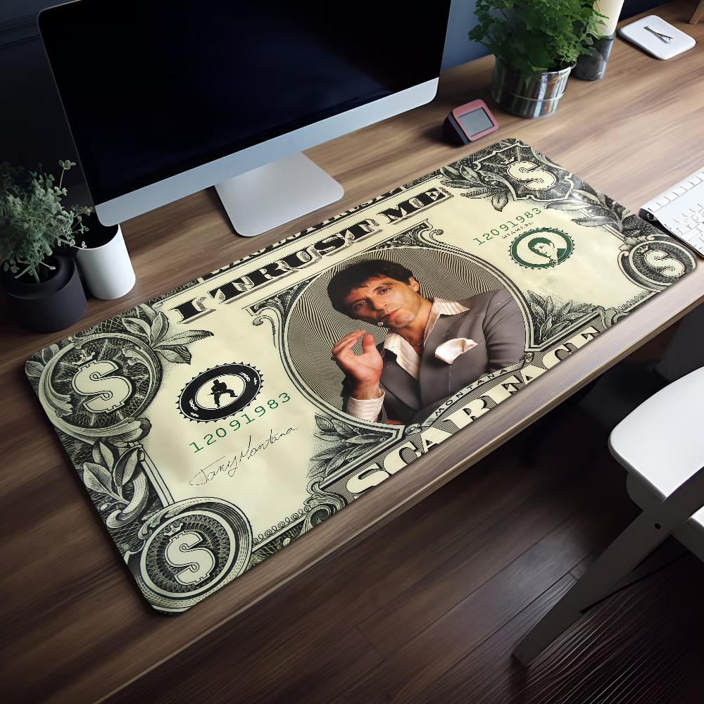 Mouse Pad Film Crime MousePad Nonslip Lockedge Office Student Gaming Action Thickened US Large Writing Pad SScarface Cushion