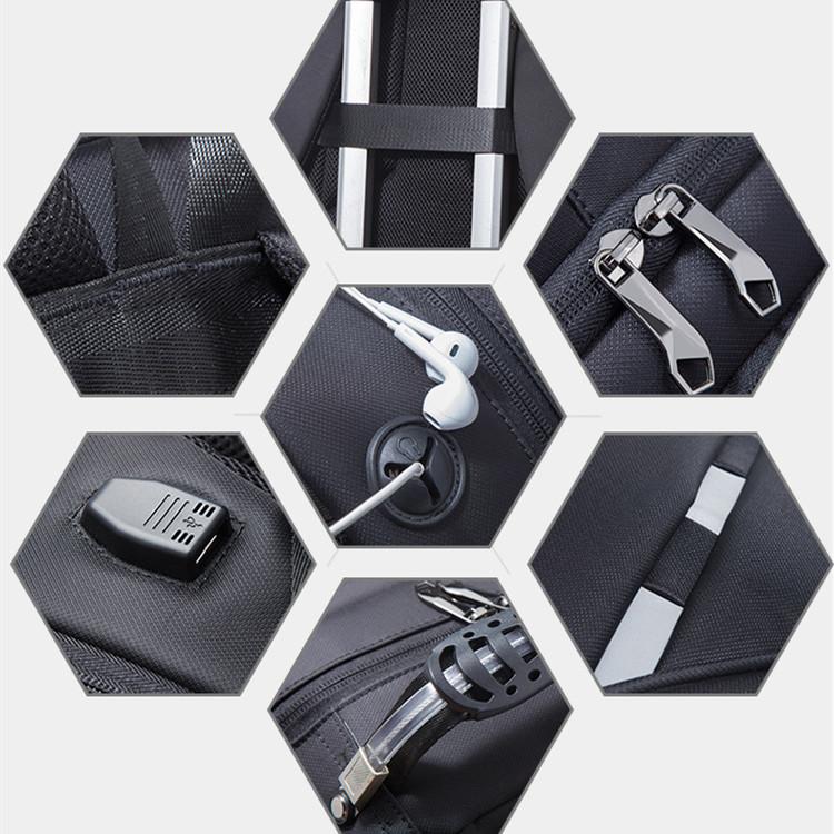 New Men's Backpack Gift Men's Business Backpack Multifunctional Usb Backpack Large Capacity Computer Bag