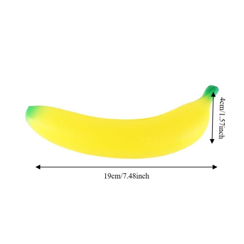 Soft Soft Squishy Banana Slow Rising Banana Squeeze Toy Simulator Slow-rebound Banana Toy Gifts