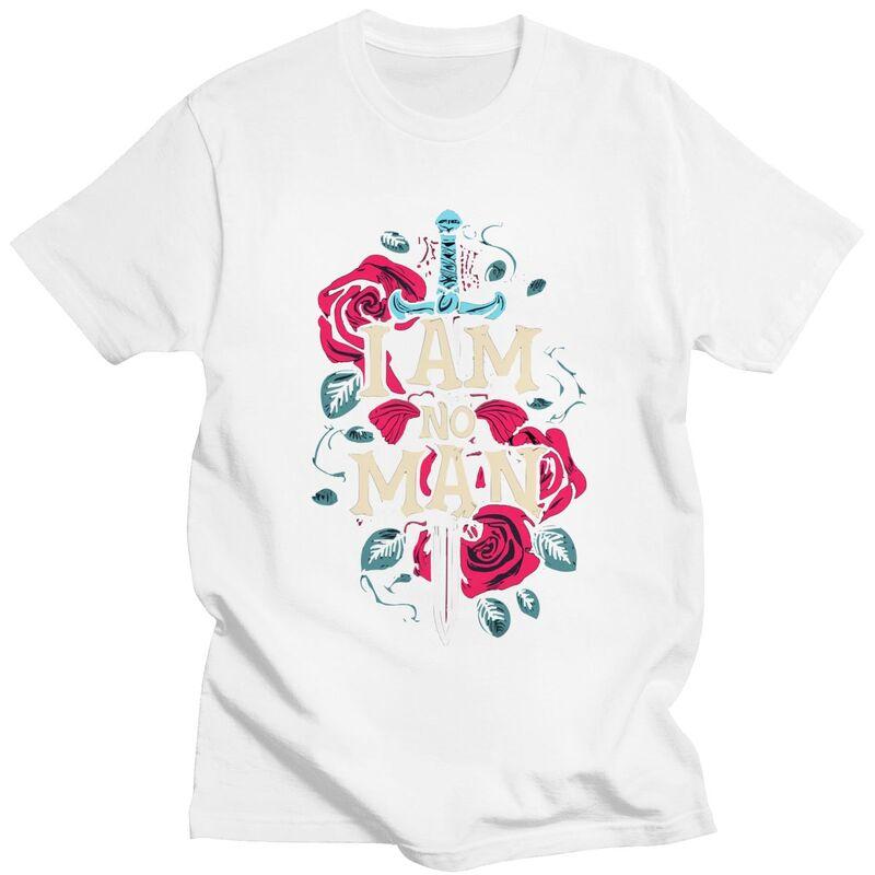 I Am No Man T Shirt for Men Funny Joke Sarcastic Quotes Tshirt Fashion Summer Style Short Sleeve Tee Shirt Clothing
