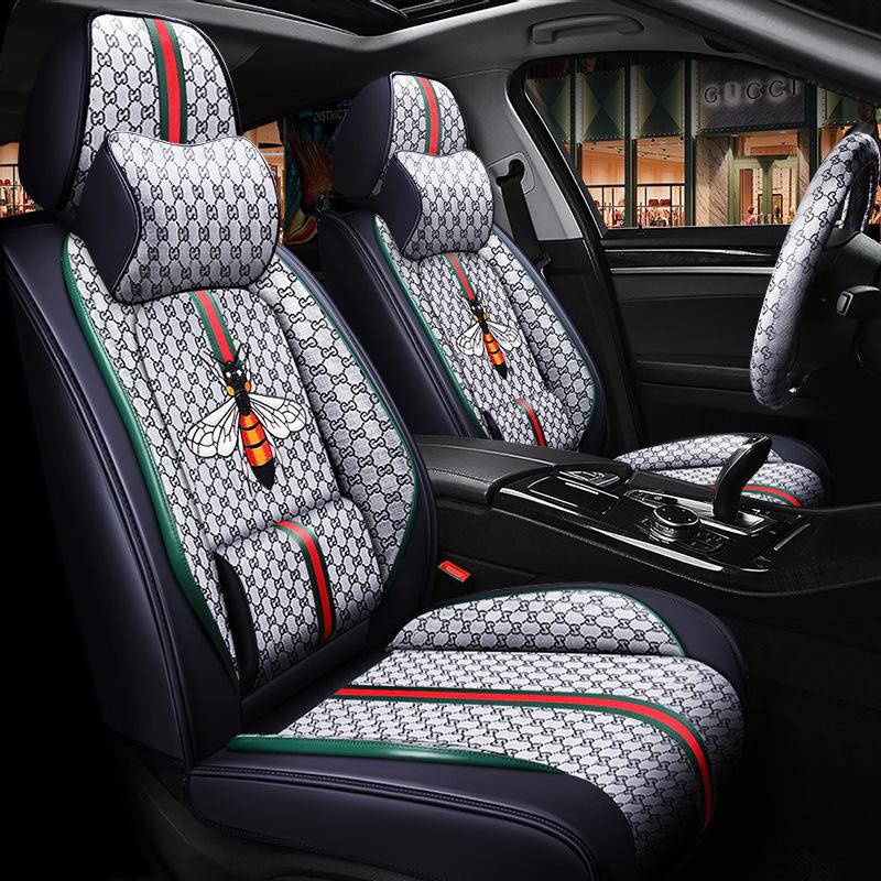 Чехол на автомобильное сиденье, универсальная зимняя подушка для автокресла, 5 мест, универсальный чехол для автомобильного сиденья, водонепроницаемый