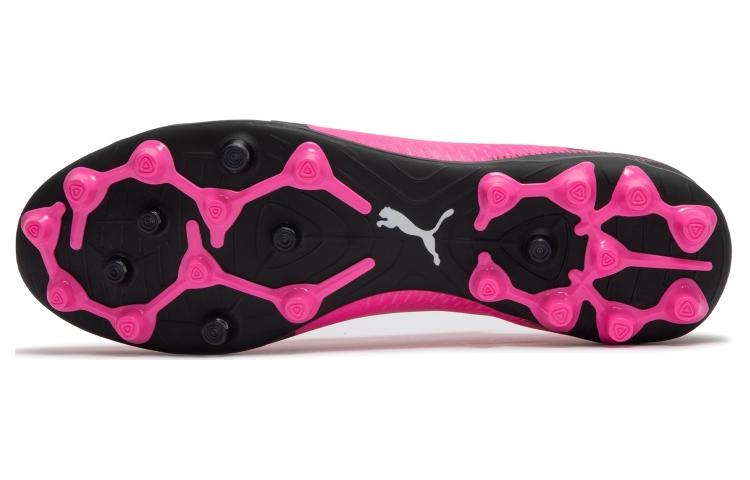 Men's Sneakers PUMA Ultra Ultimate MG Multi Ground Artificial Turf Pu Soccer Shoes Unisex Pink Black White