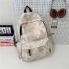 Schoolbag Fashion 1011 New Tie-Dye High School College Student Large Capacity Class Bag Casual Versatile Commuter Backpack
