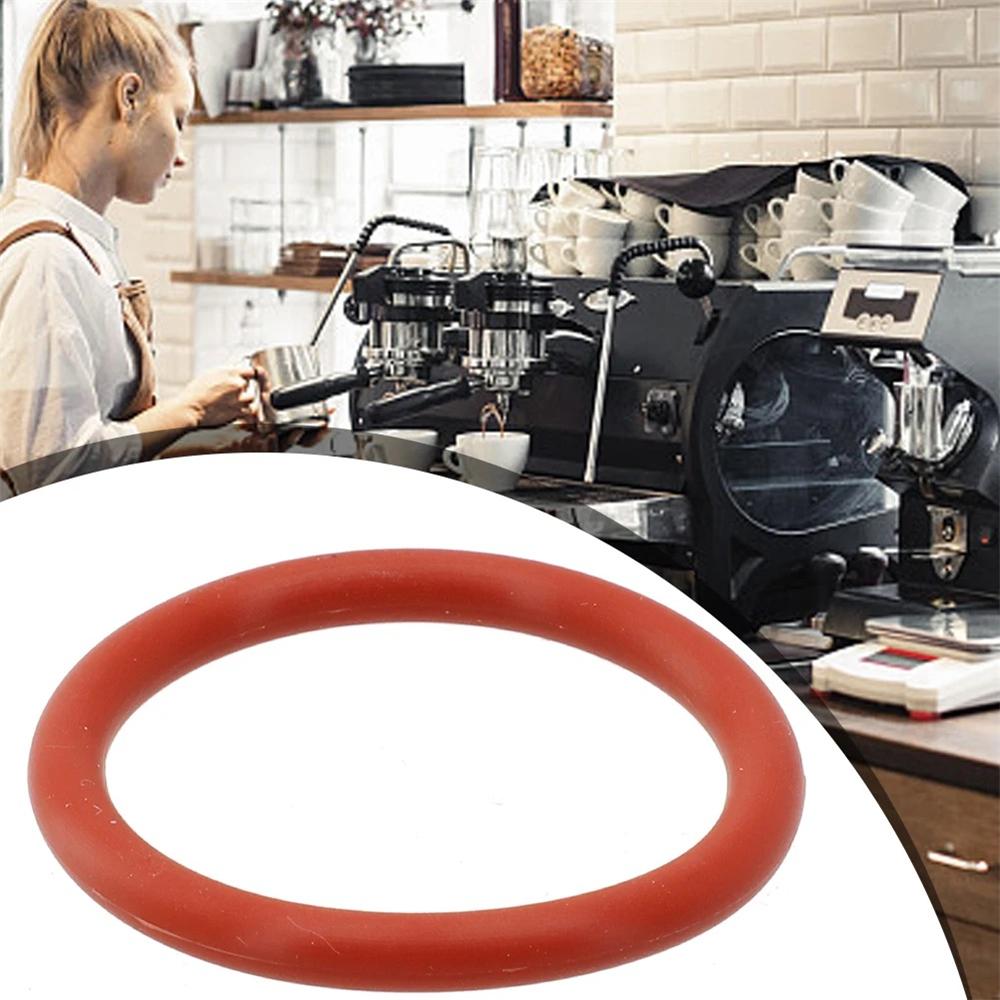10PCS CS4.3mm Silicone O RING For DeLonghi Coffee 43.6*35*4.3 mm O-Ring VMQ Gasket seal Thickness 4.3mm ORing Red Rubber