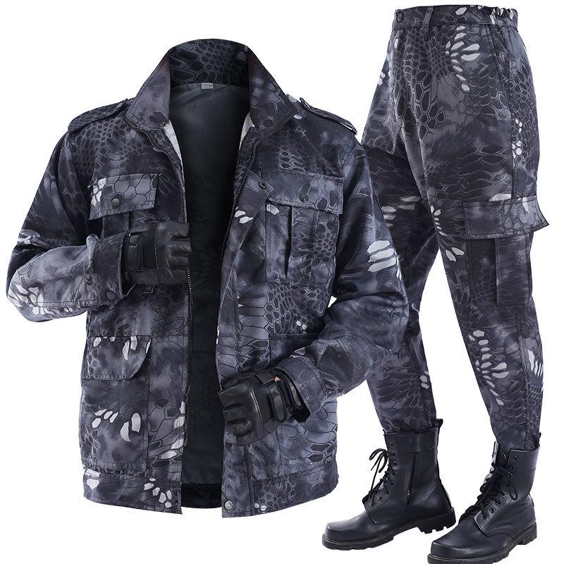 Product Ruins Camouflage Overalls Suit Male Spring And Autumn Wear-resistant Dirt-resistant Tear-resistant Construction Site