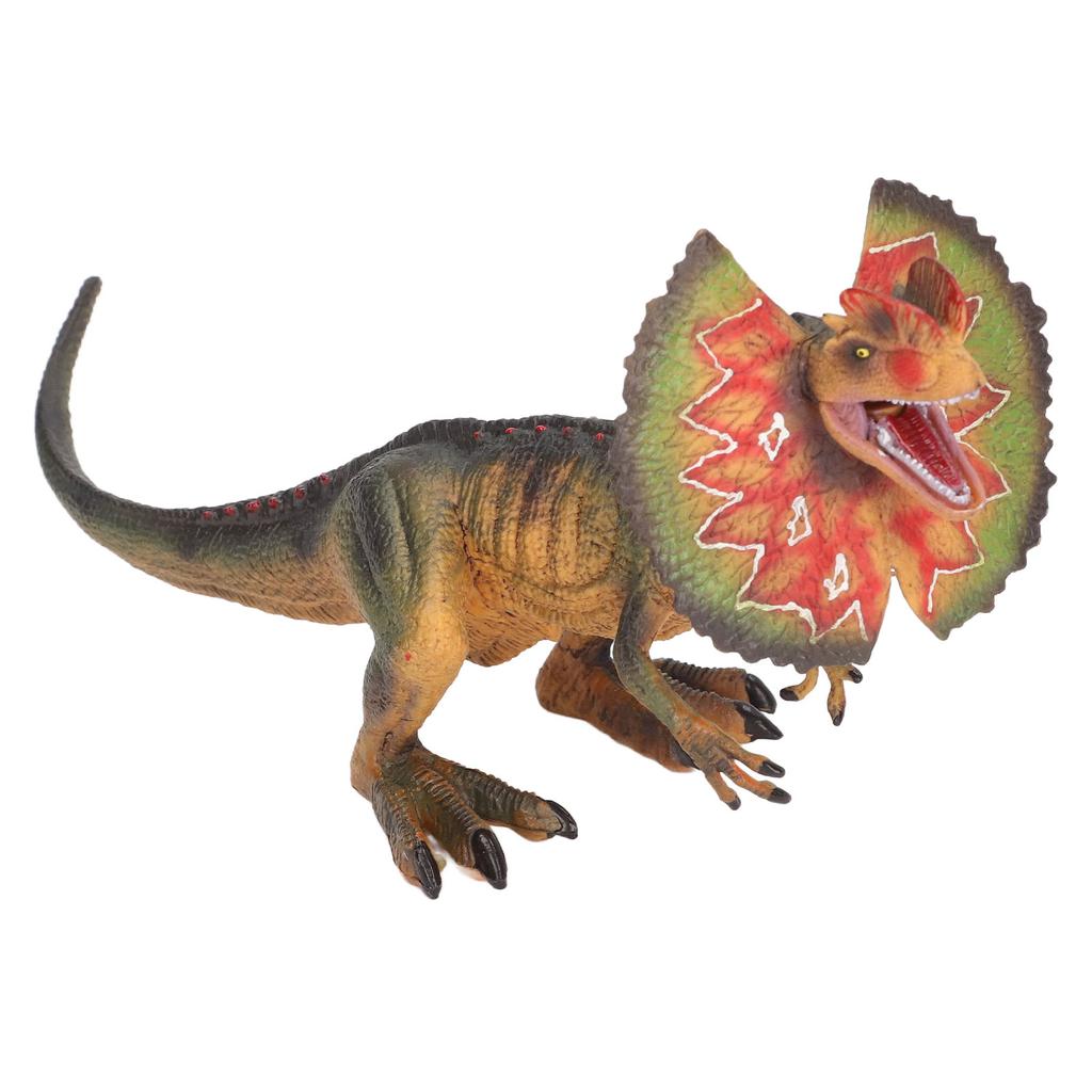 Dilophosaurus Model Figurine Children Dinosaur Figure Toy Collection Birthday Gift For 3 Years Old+