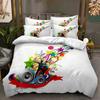 Lightweight Music Bedding Set 3D Duvet Cover 2/3 Pieces AU/DE/EU Full Size Double Quilt Cover Boys Music Enthusiast Room Cover Birthday Gift