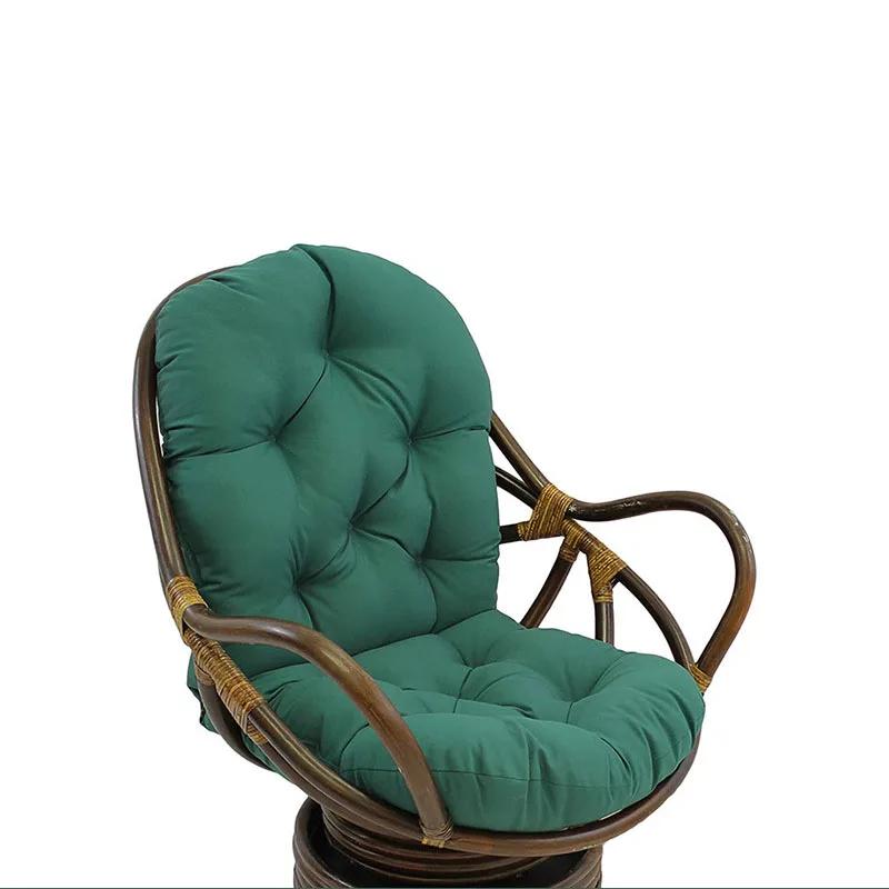 Вращающаяся подушка-качалка, моющаяся, коврик для сиденья домашней мебели, утолщенная подушка для стула, декор для дома на открытом воздухе - в комплект не входит кресло-качалка