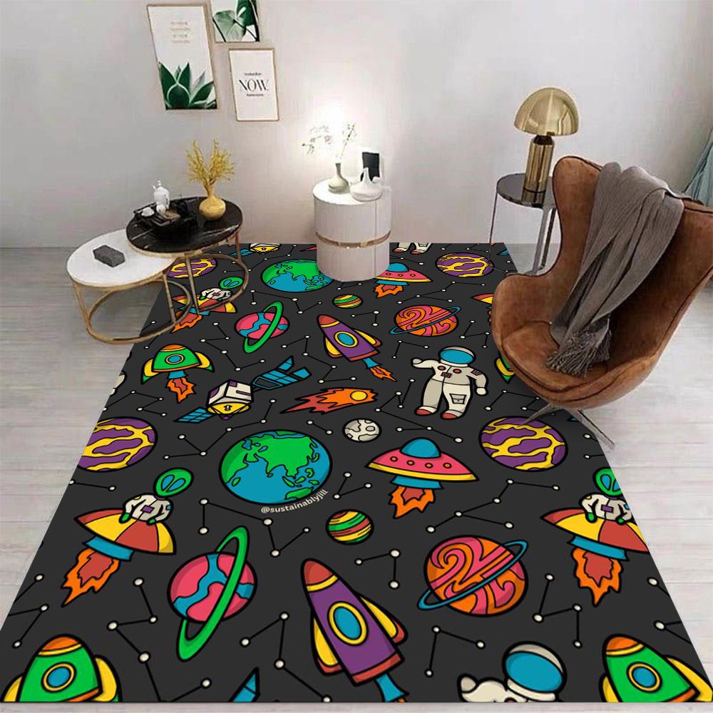  Anime Carpet Cartoon Living Room Bedroom Kitchen Sofa Table Balcony Rug Non-slip Washable Mat Exquisite Home Ornaments