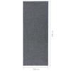 VidaXL Carpet 100x300 Cm Grey