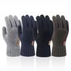 Windproof Cold Proof Warm Gloves Wool All Finger Gloves Daily Men Knitted Gloves  Autumn Winter
