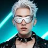 Модные Солнцезащитные Очки «Кошачий Глаз» на Цепочке с Металлической Крестообразной Рамкой – Модный Европейский и Американский Дизайн