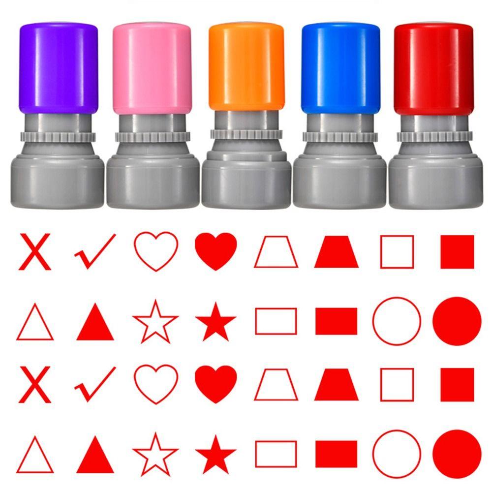 Самоклеящийся штамп по математике и геометрии, многоузорчатый мини-штамп для рисования, штамп для домашнего задания учителя