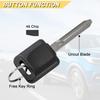 46 Chip Transponder Ignition Car Key Replacement For Nissan Altima Titan Frontier Quest Maxima Rogue Infiniti FX35 FX45, New Uncut, 2Pcs, Locksmith