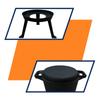 Enameled Cast Iron Kettle with Lid 8L