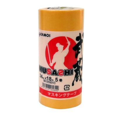 Камой Какоши Малярная лента Камой 5 24 мм x 18 м, Мусаси, рулоны,
