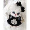 niannyyhouse 10cm Plush Black Mesh Interchangeable Cotton Doll Clothes Clothes, Dress,
