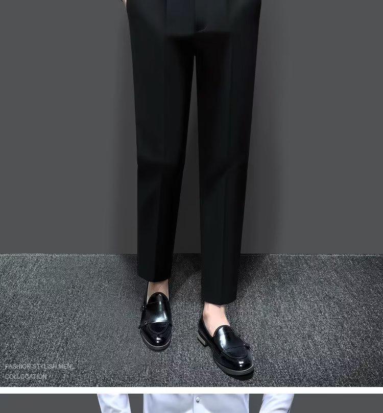 Трендовые мужские повседневные брюки со средней посадкой 2024 года — универсальная посадка Nine-Point для весны и осени