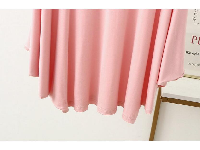 Plus Size 200 Jin Women's Batwing Sleeve Long Sleeve Modal T-Shirt