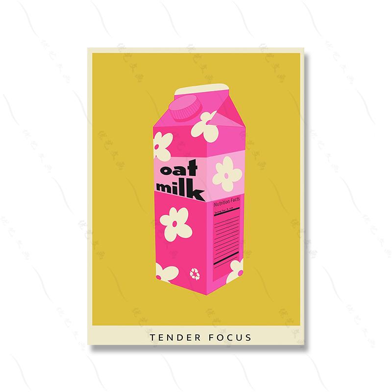 Flower Poster Wall Art Home Decor Funky Black White Smiley Modern Colorful Canvas Painting Living Room Maximalist Boho Picture