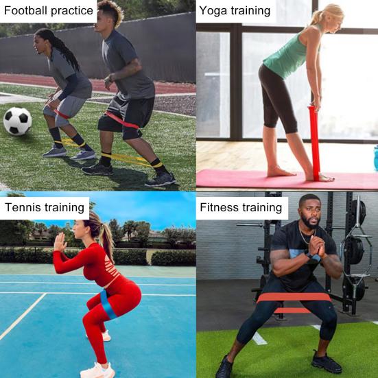 Эспандер для тренировок Эластичная лента-петля для упражнений для ягодиц Ноги Физиотерапия Силовая лента для тренировок Йога Пилатес Тренажерный зал Дом