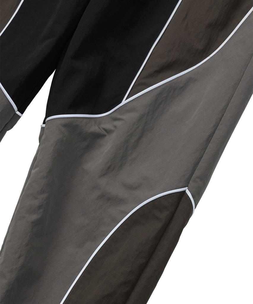 AJOBYAJO Multi Color Nylon Athletic Pants [Charcoal]