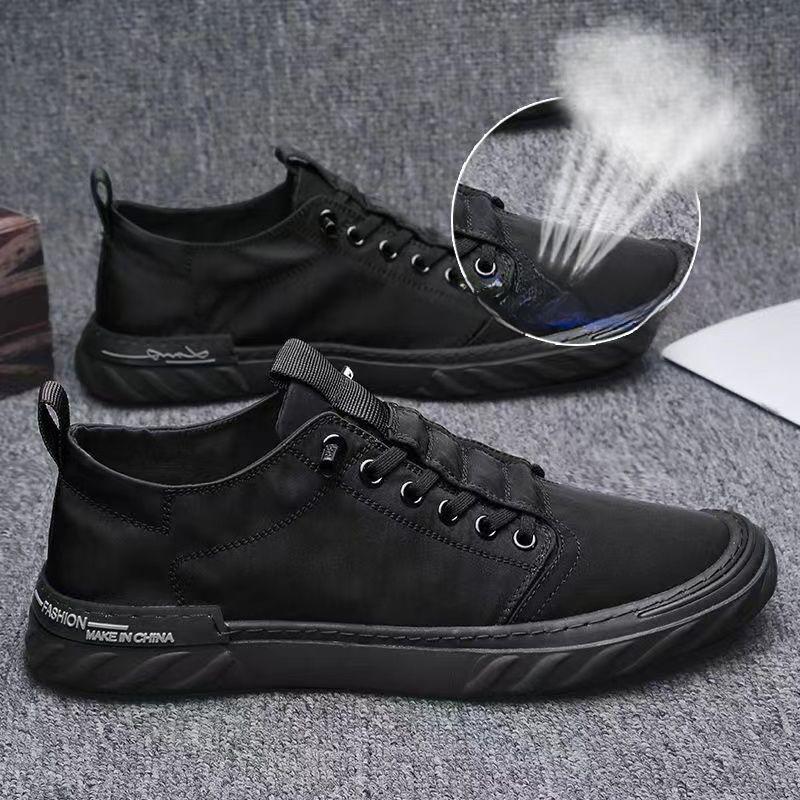 Cloth Shoes Men's Shoes Summer Trend Old Beijing Slip On Breathable Ice Silk Cloth Casual Men's Sneakers