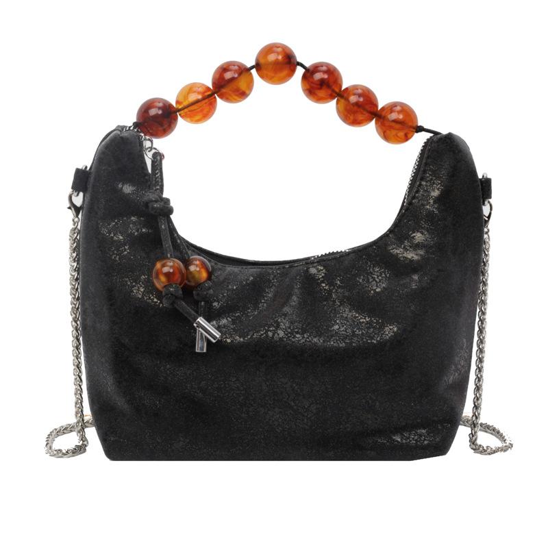 Бисерная сумочка женская сумка новая цепочка сумка через плечо стильная и простая текстура портативная сумка на плечо