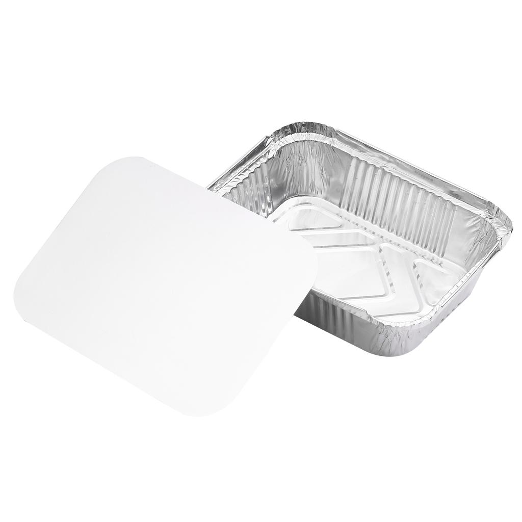 Одноразовые контейнеры для кастрюль из алюминиевой фольги, кастрюли с крышками для выпечки, хранения, нагрева, приготовления пищи