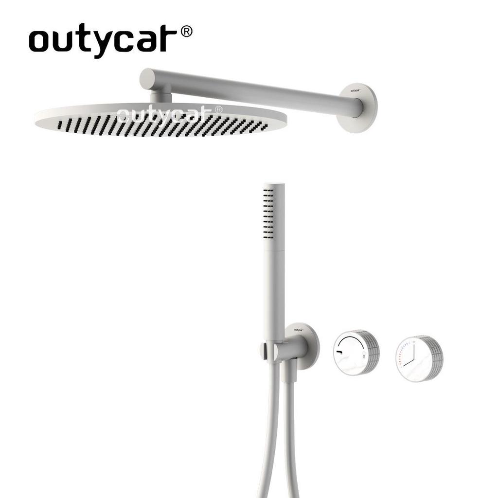 Настенный двухфункциональный медный душевой комплект для дома