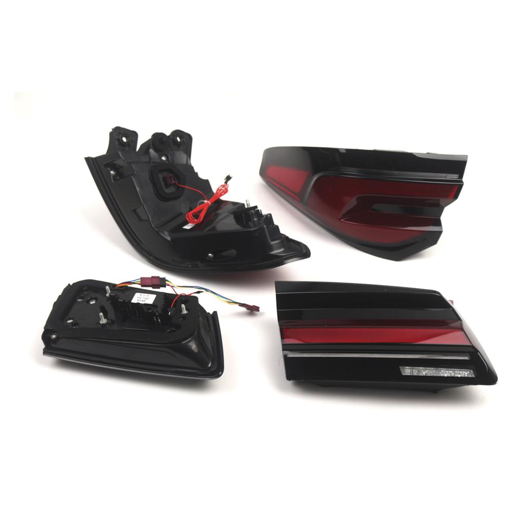 L&R Red LED Tail Lights Rear Lamp Assembly For BMW 5 Series G30 G38 2018-2020