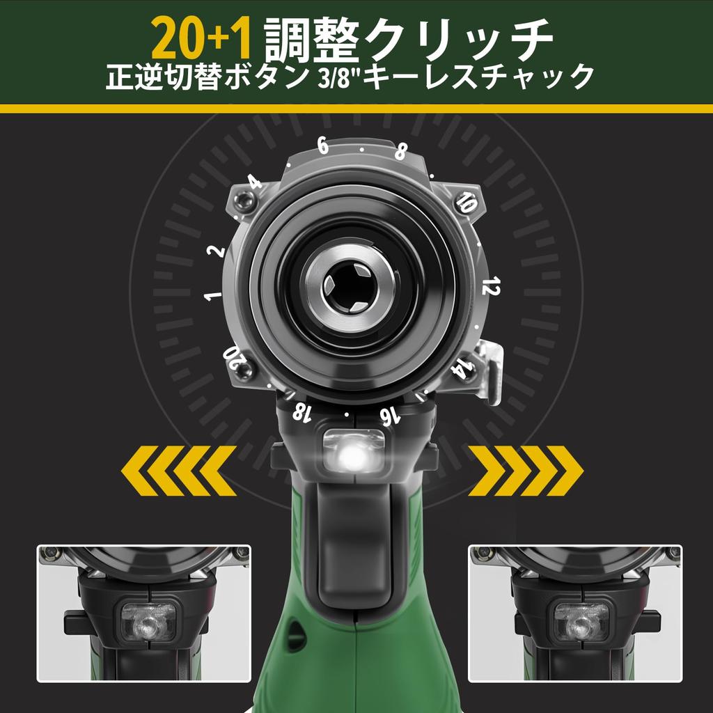 New Research and Prostormer 17V Cordless Rechargeable Electric Drill Driver with Adjustable Fastening Maximum Two LED DIY Furniture Assembly Tool 8