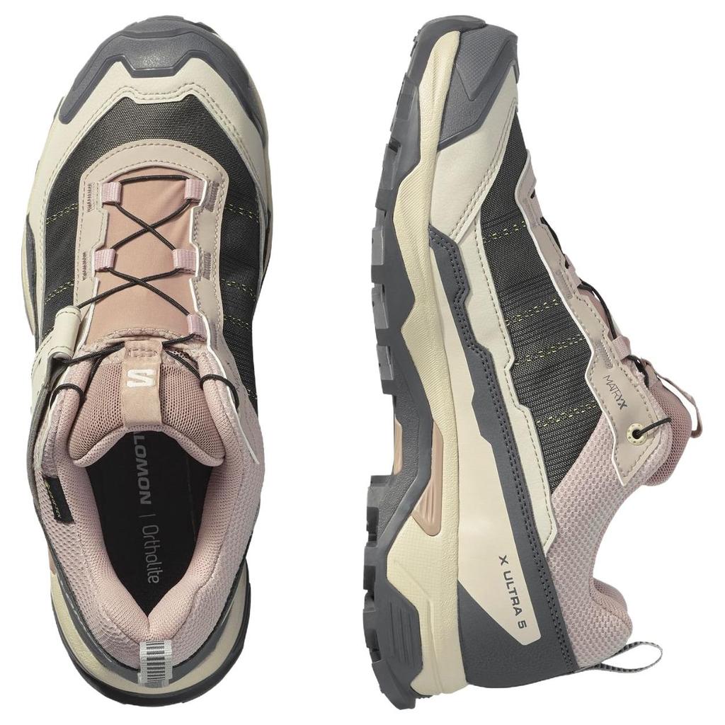SALOMON X Ultra 5 Тканевые Gtx Удобные Универсальные Водонепроницаемые Треккинговые Ботинки Женские Треккинговые Ботинки Коричневые L47854700