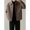 Spring and Autumn Jacket Korean Version Loose Casual Men's Short Lapel Trendy Coat